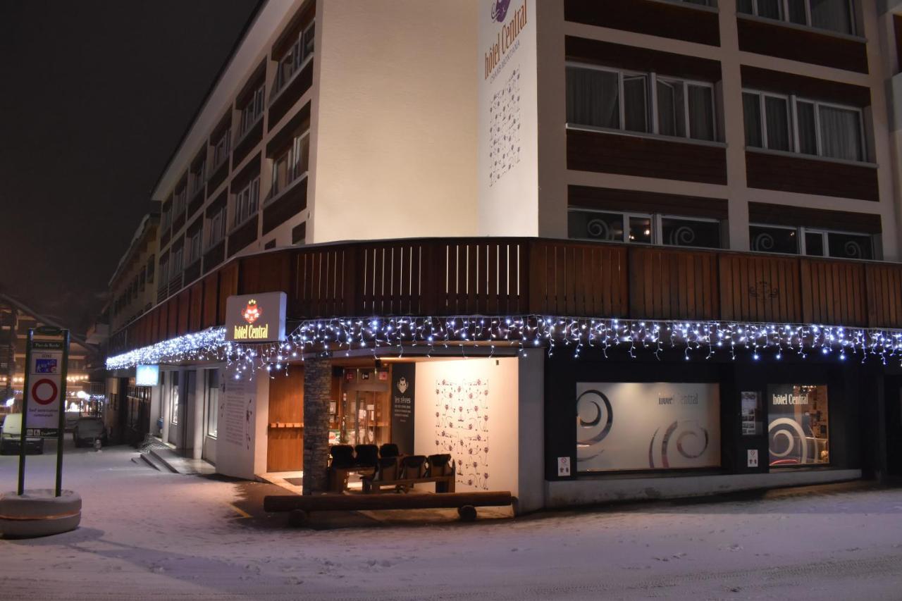 Hotel Central Crans-Montana Buitenkant foto